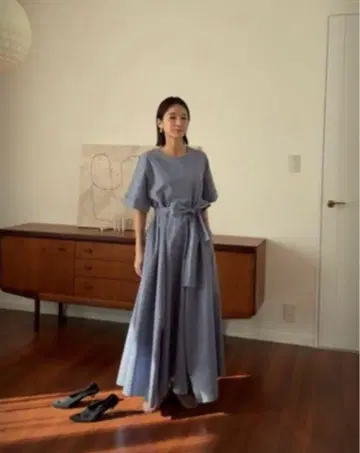 CLANE WIDE BELT MAXI ONE PIECE