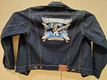 가와사키 데님 자켓 L 사이즈 일본제