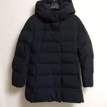 새상품급 심리스 다운 롱 코트 블랙