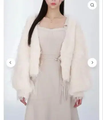 yilon SHAGGY DROP CARDIGAN