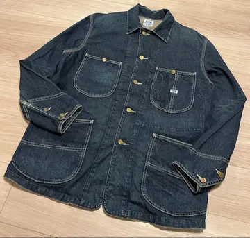 40s 복각 Lee 하우스 마크 커버올 초아 자켓 구제 의류 L