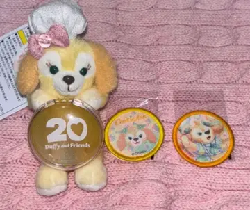 쿠키앤 봉제 인형 참 와펜 2장 세트
