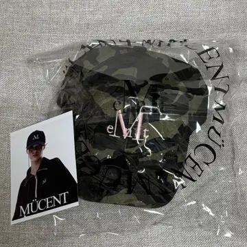 MUCENT 무센트 시그니처 카모 야구 모자 카키 핑크