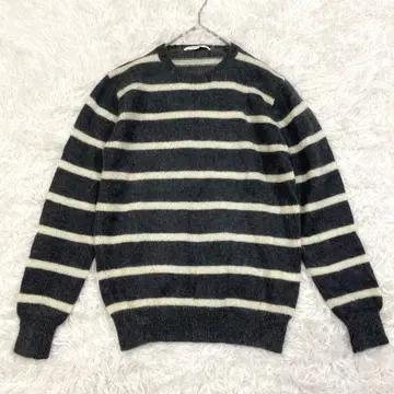 URBAN RESEARCH 어반 리서치 니트 모헤어 혼합 보더 M