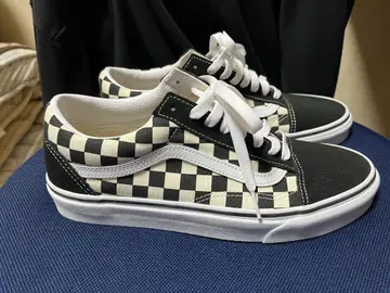 미사용 새상품 Vans 올드스쿨 체커 패턴 스니커즈 반스
