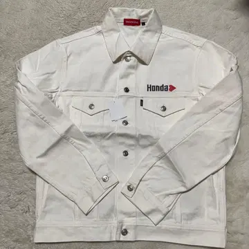 Honda 데님 자켓 화이트