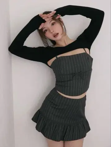 andmary Dany ribbon knit set up