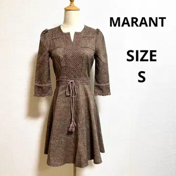 MARANT 프린지 레이스 니트 원피스 한국 패션