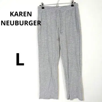 KAREN NEUBURGER [ L ] 그레이 룸웨어 팬츠 맨투맨