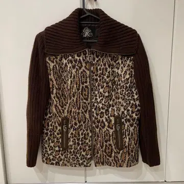 이타리야 size 11 레오파드 무늬 니트 새상품급