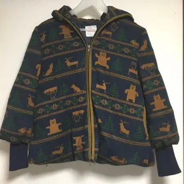 네넷 Ne-net 다운 코트 니트 곰 올빼미