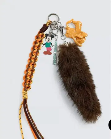 ZARA 디즈니 멀티 참 키링 플루토