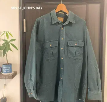 90s [ST JOHN'S BAY] 샤모아 아크로스 셔츠