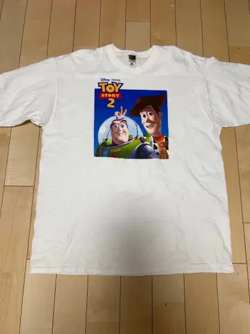 토이 스토리2 티셔츠 버즈 라이트이어 우디 빈티지