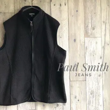 Paul Smith JEANS 폴스미스 플리스 베스트 블랙 풀 집업