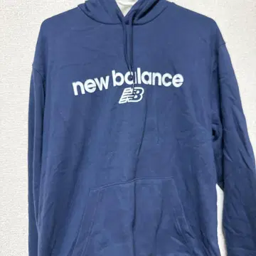 new balance 네이비 후드 부착 후드티 S 사이즈