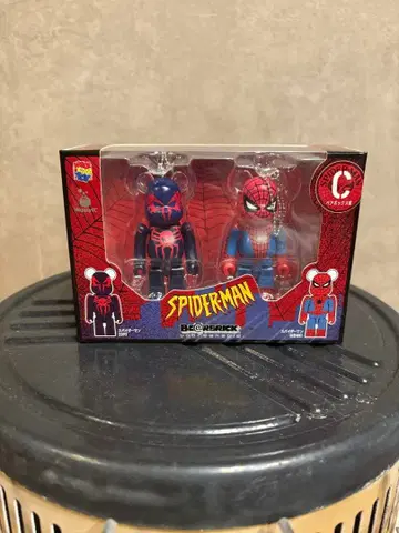 MARVEL Happy 복권 C상 스파이더맨 베어브릭 2체 세트