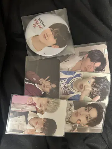 treasure 준규 포토카드 세트 캔뱃지