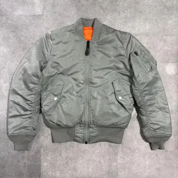 00s Alpha Industries MA-1 올리브 S 사이즈