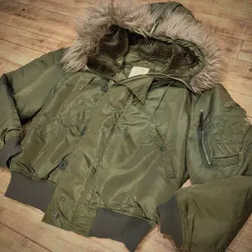 USA제 Alpha N-2B 플라이트 자켓 구형 택 L