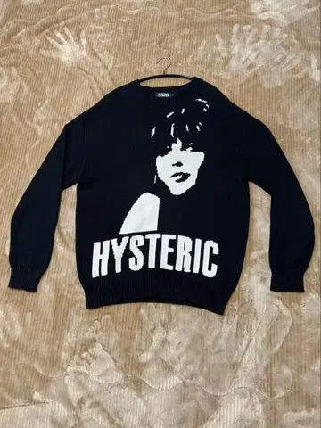 HYSTERIC 빅 블랙 니트 스웨터 새상품급