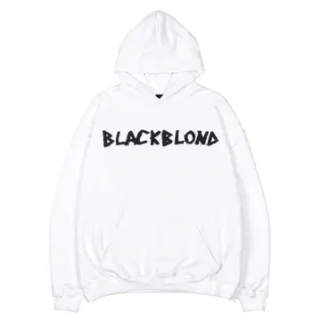 BLACKBLOND 화이트 후드티 한국 y2k