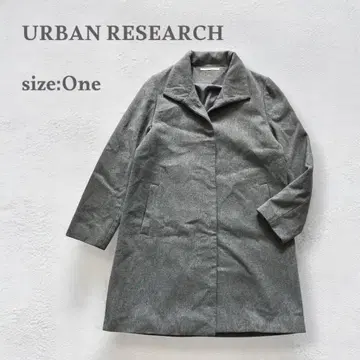 어반 리서치 여성용 히든 버튼 체스터 코트 그레이 가을/겨울