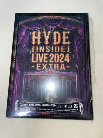 HYDE [INSIDE] LIVE 2024 -EXTRA- 초회 한정판