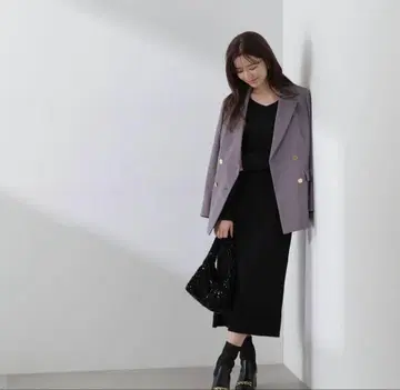 프로포션 바디 드레싱 더블 브레스트 자켓