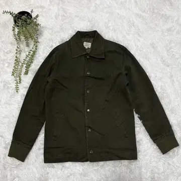 UNION BLUE MADE 카키 자켓 성조기 남성용 M 면 혼방