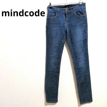 새상품급 mindcode 스키니 데님 인디고 블루