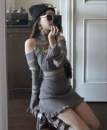 amerge sheer ribbon feminine onepiece