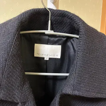 M-PREMIER 블랙 코트 36