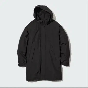 유니클로 방풍 패딩 코트 XL 블랙