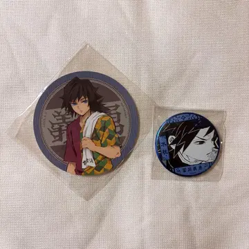 귀멸의 칼날 토미오카 기유 컬렉션 캔뱃지 코스터