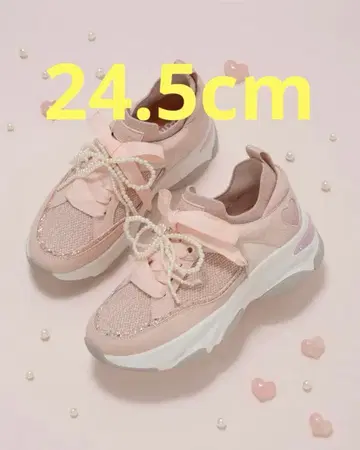 +diana 펄 리본 스니커즈 발렌타인 다이애나
