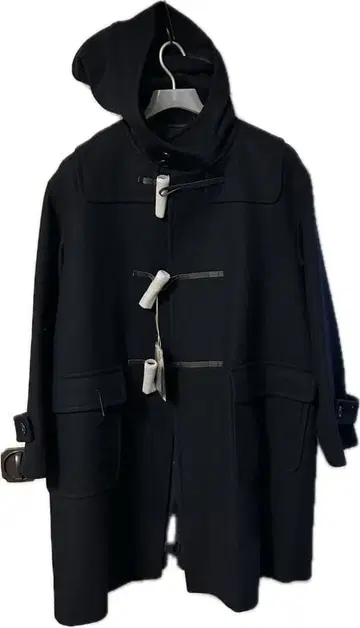 무인양품 울 혼방 더플 코트 S-M