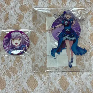 뱅드림! 2022ver 미나토 유키나 아크릴 스탠드 홀로그램 캔뱃지