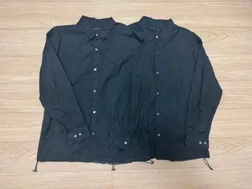 새상품급 UNIQLO +J 오버 사이즈 셔츠 블루종 2개 446428