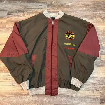 블루종 L 유로 나일론 자켓 굿 레귤러 아카이브 구제 의류