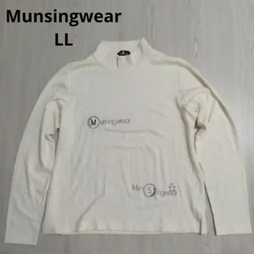 Munsingwear 골프웨어 터틀넥 화이트