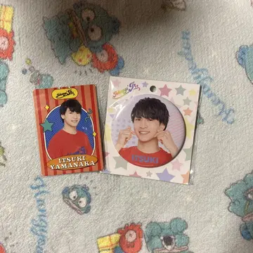 야마나카 카즈키 캔 배지 트레이딩 카드