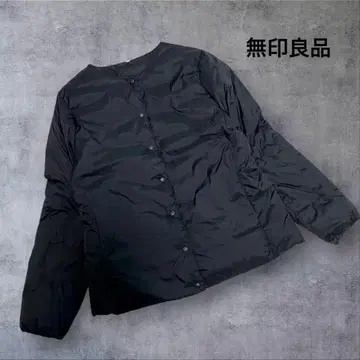 MUJI 무인양품 경량 다운 포켓터블 노카라 이너다운