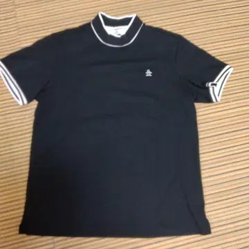 Munsingwear 블랙 LL 펭귄 자수 셔츠