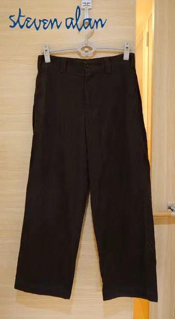 Steven Alan 블록 코듀로이 팬츠 S 사이즈 일본제