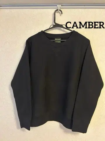 [ 미사용 ] CAMBER USA제 네이비 크루넥 헤비 웨이트