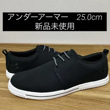 언더아머 엔카운터 남성용 스니커즈 블랙 슬립온 경량