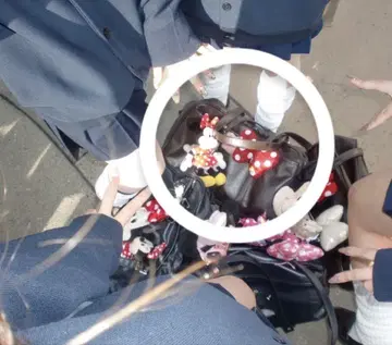 디즈니 미니 인형 배지 키링