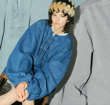 SCARPETTA 스컬페타 DENIMTUNIC 블루