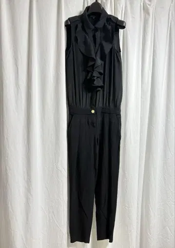 PATRIZIA PEPE 프릴 장식 블랙 올인원